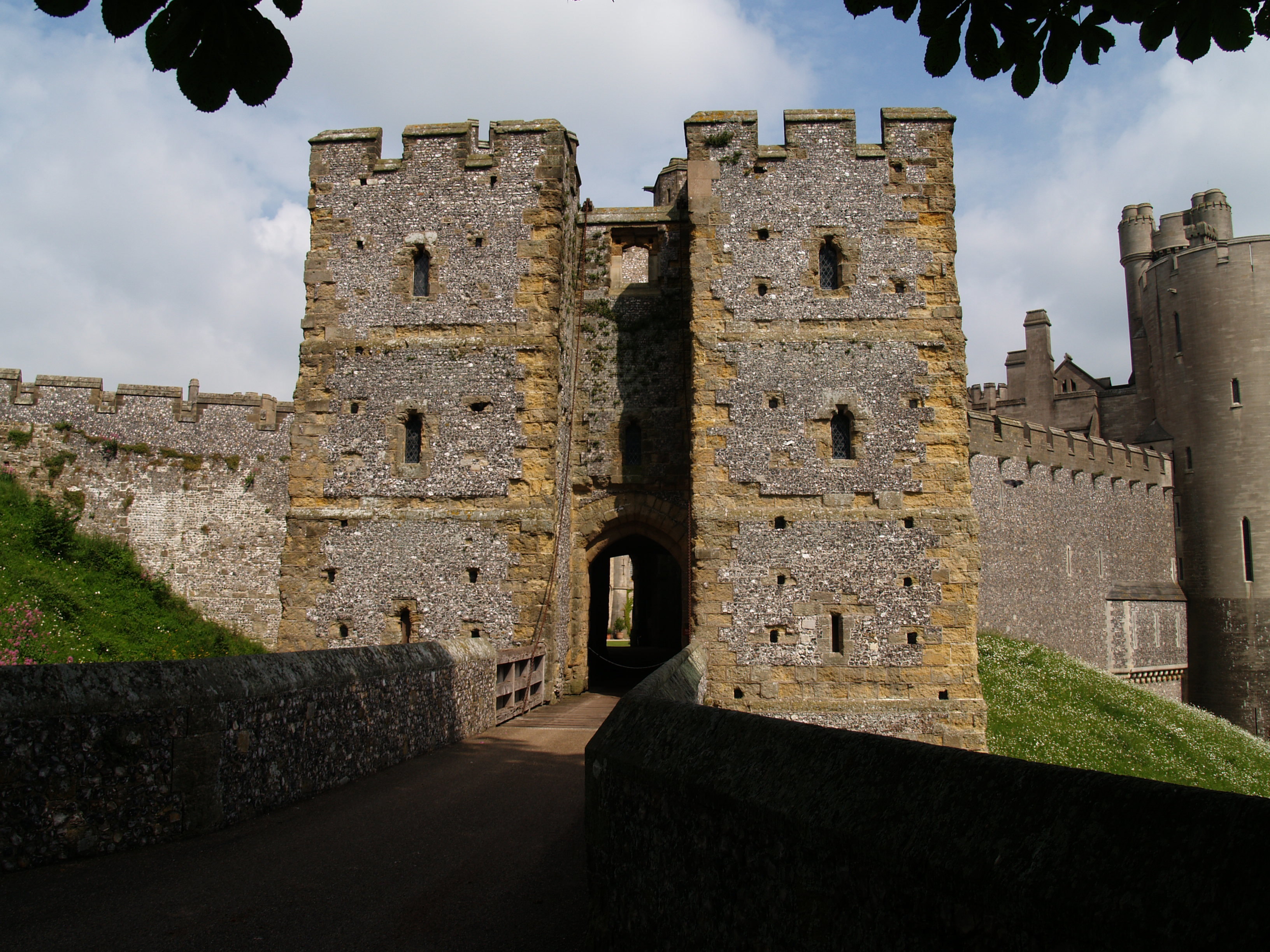 castle entrance gate