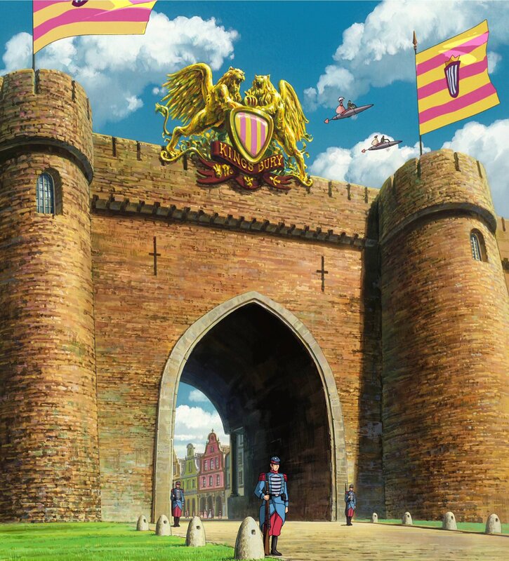 Castle Gate with Guards
