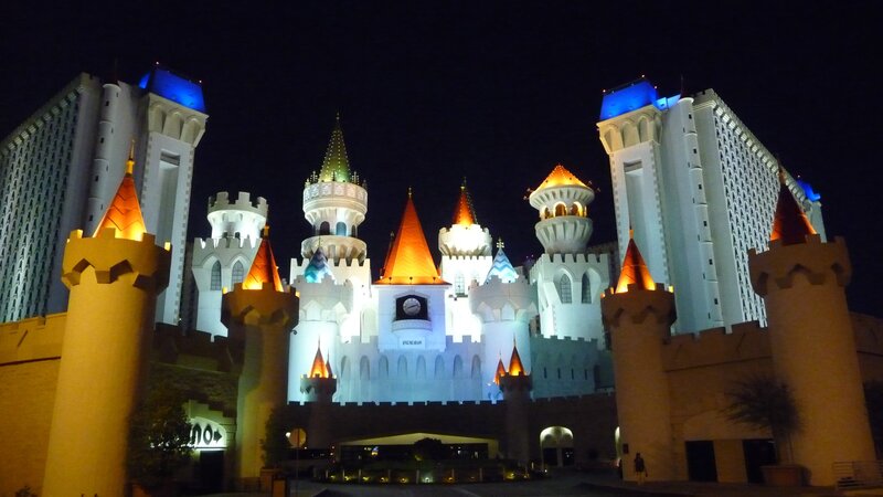 castle hotel at night