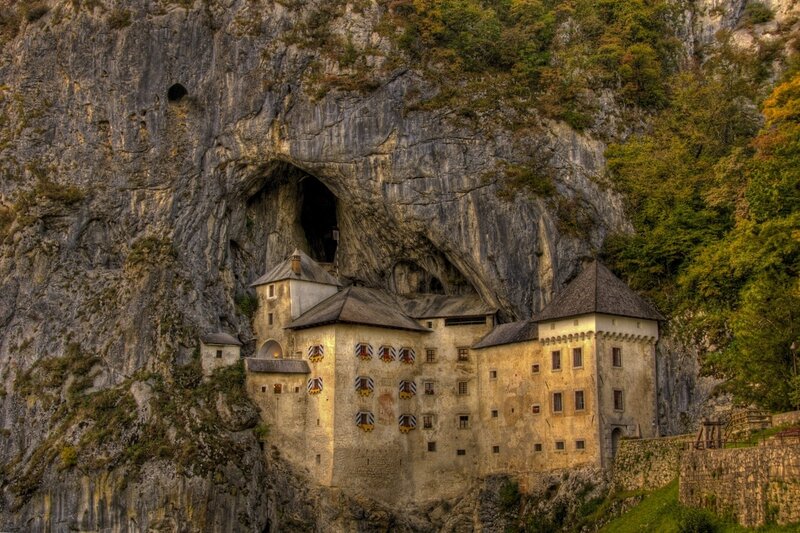 Castle in a Cave — Gray, Dramatic, Afternoon