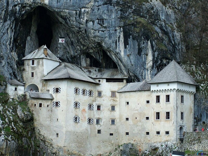 Castle in a Cave — Gray, Dramatic