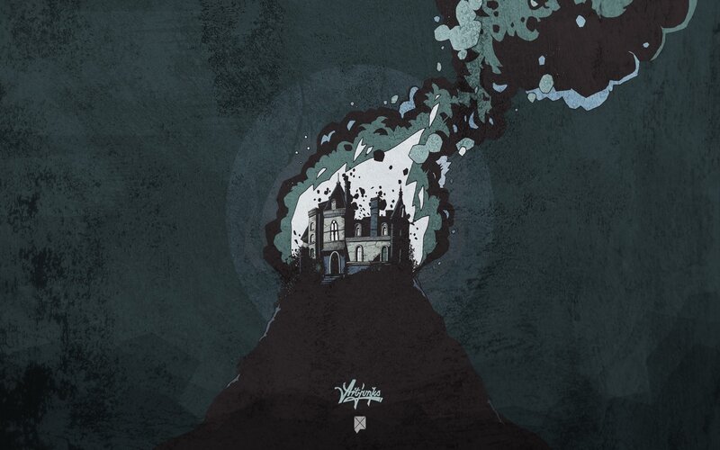 Castle in a Crater