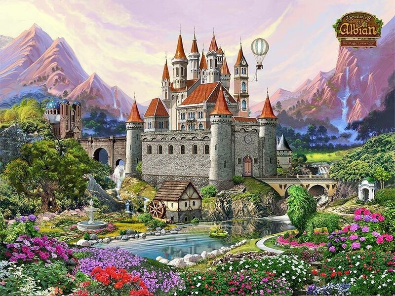 Castle in a Fantasy Landscape