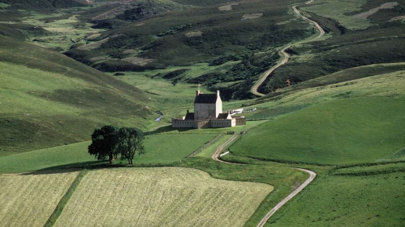 Castle in a green valley