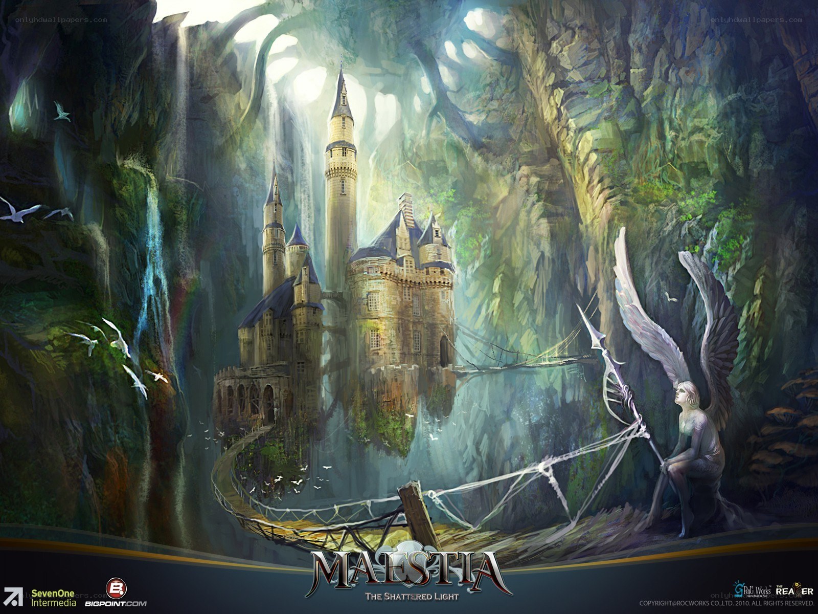 Castle in a mystical canyon