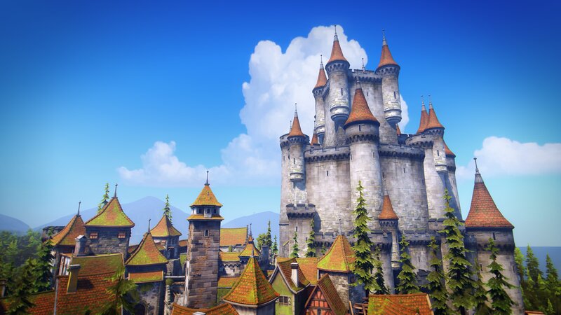 Castle in a Village
