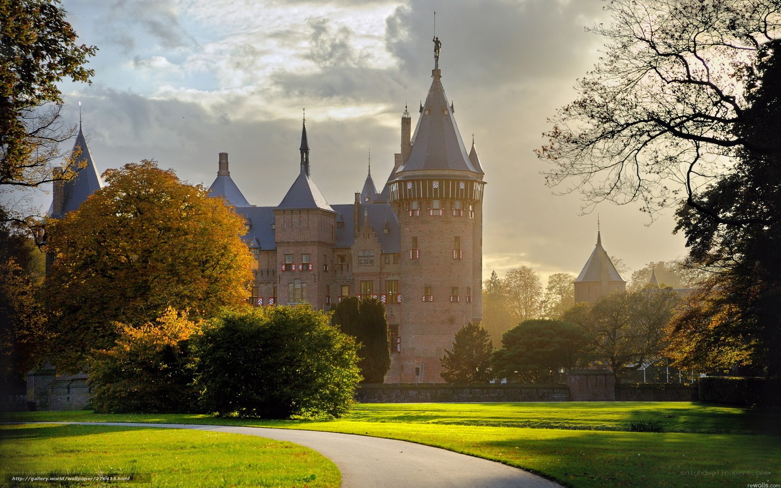 Castle in autumn light