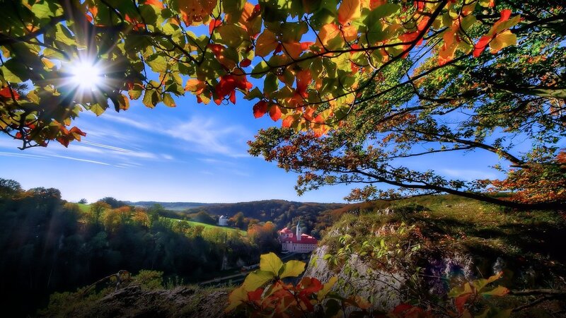 Castle in Autumn Valley
