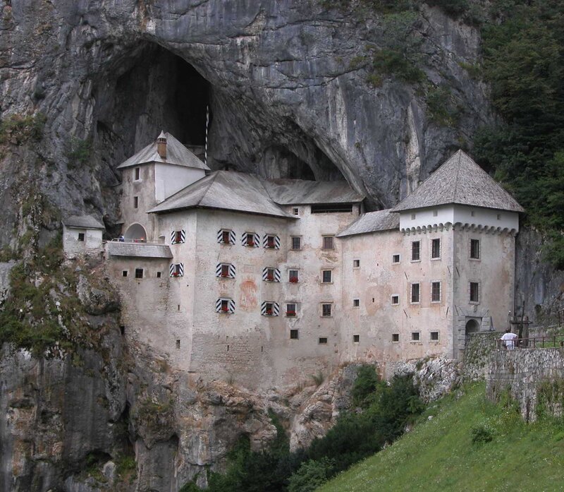 Castle in Cave — Gray