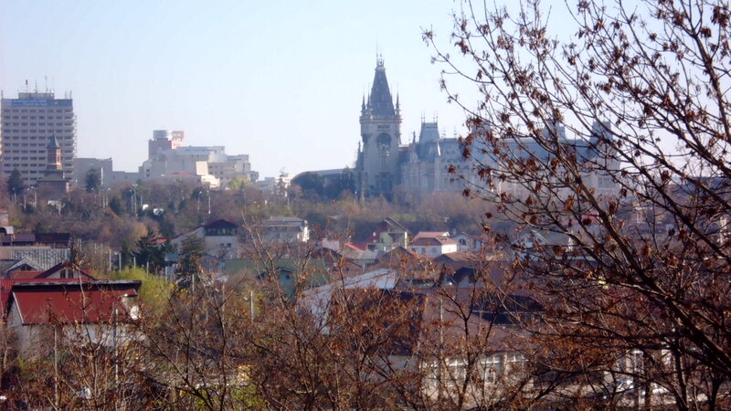 Castle in Cityscape