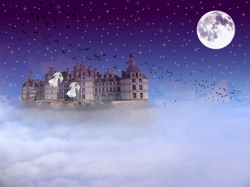 Castle in Clouds — Purple
