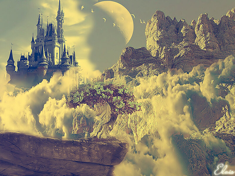 Castle in Clouds — Yellow