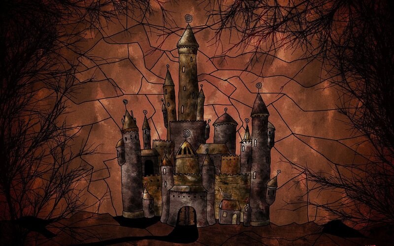 Castle in Dark Forest
