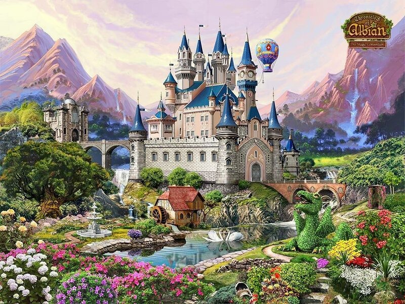 Castle in Fantasy Landscape