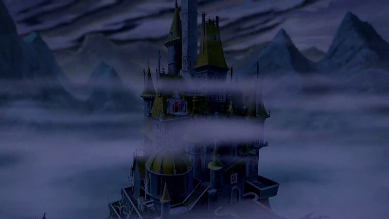 Castle in Fog — Blue