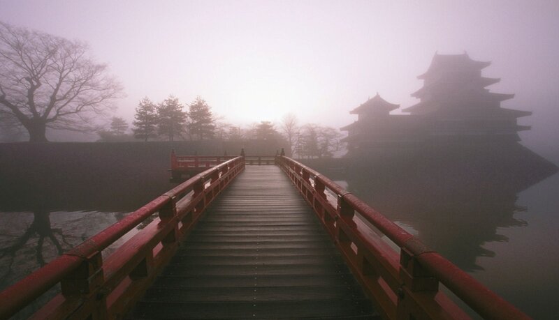 Castle in Fog — Gray