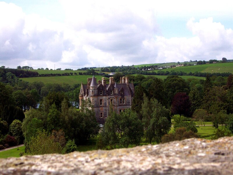 Castle in Green Valley — Serene