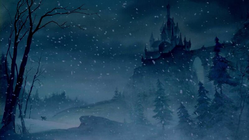Castle in Snowy Landscape