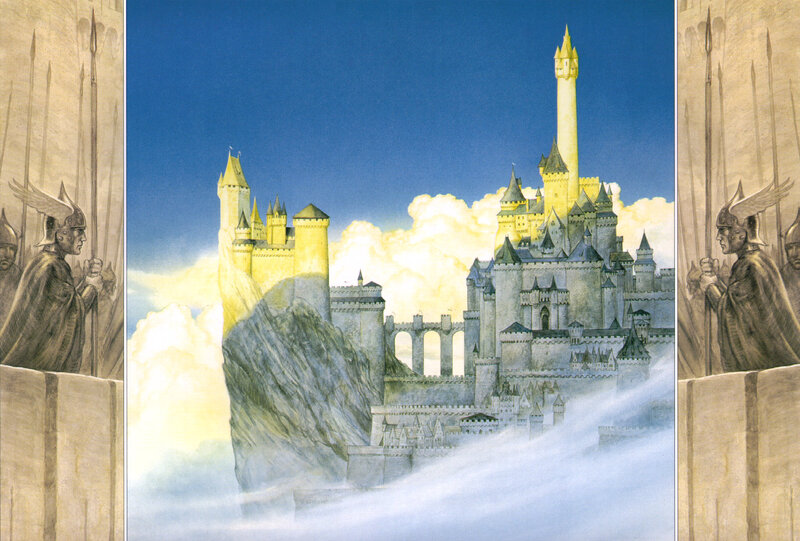 Castle in the Clouds — Blue, Dramatic