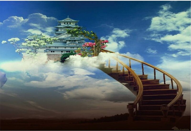 Castle in the Clouds — Blue, Dreamy