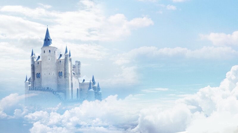 Castle in the Clouds — White