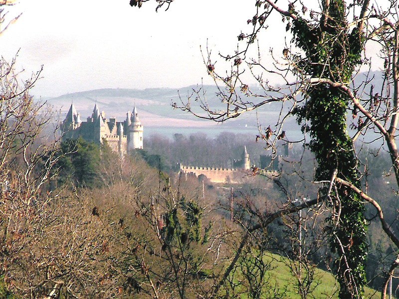 castle in the distance