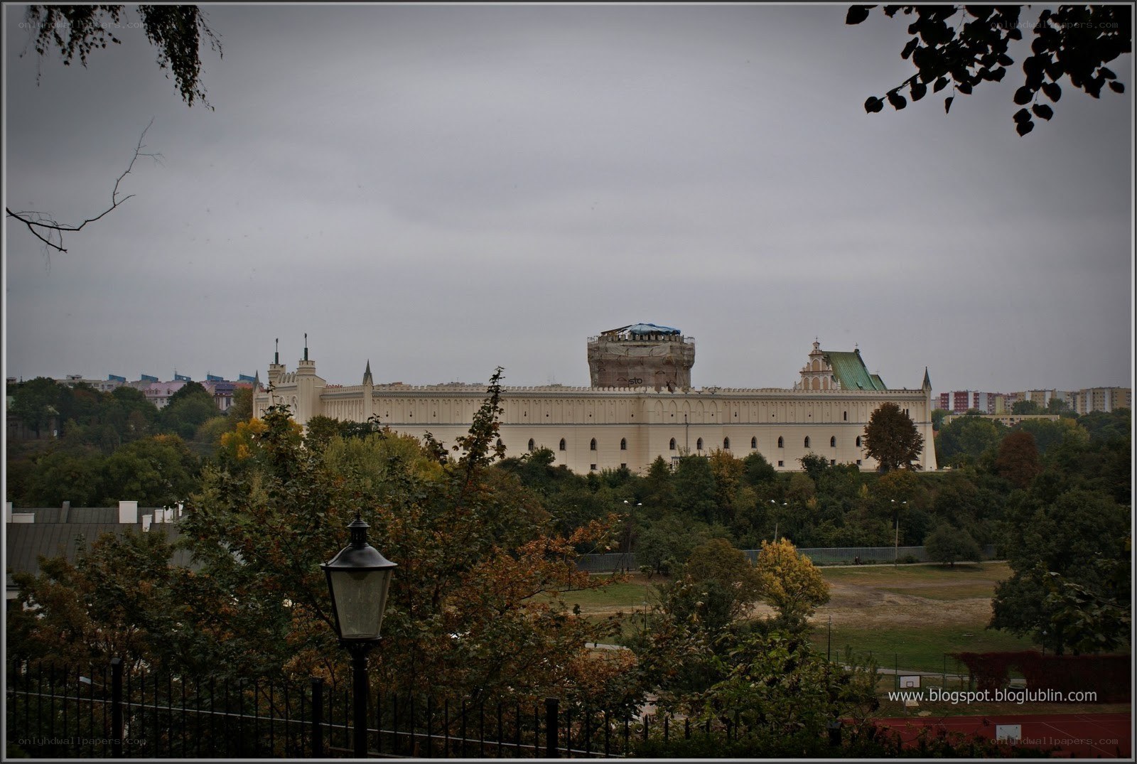 castle in the distance