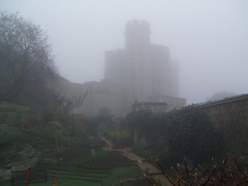 Castle in the fog