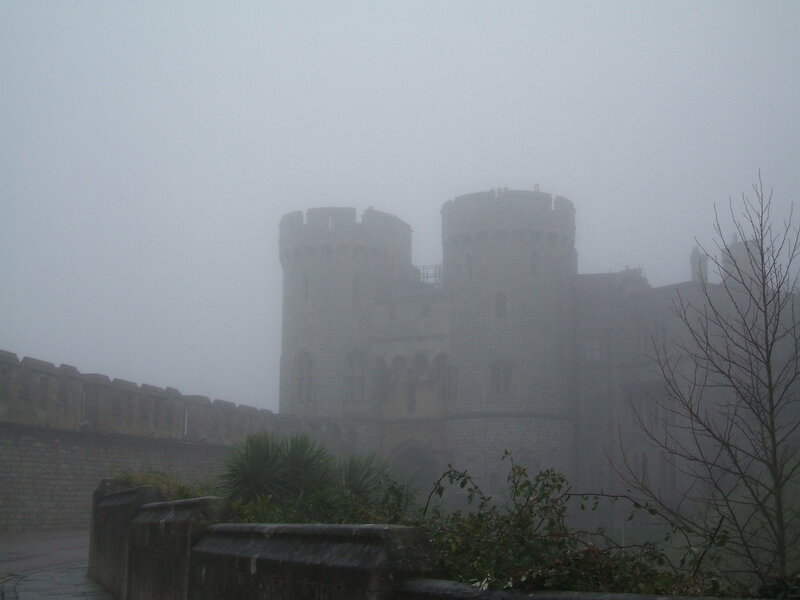 Castle in the fog