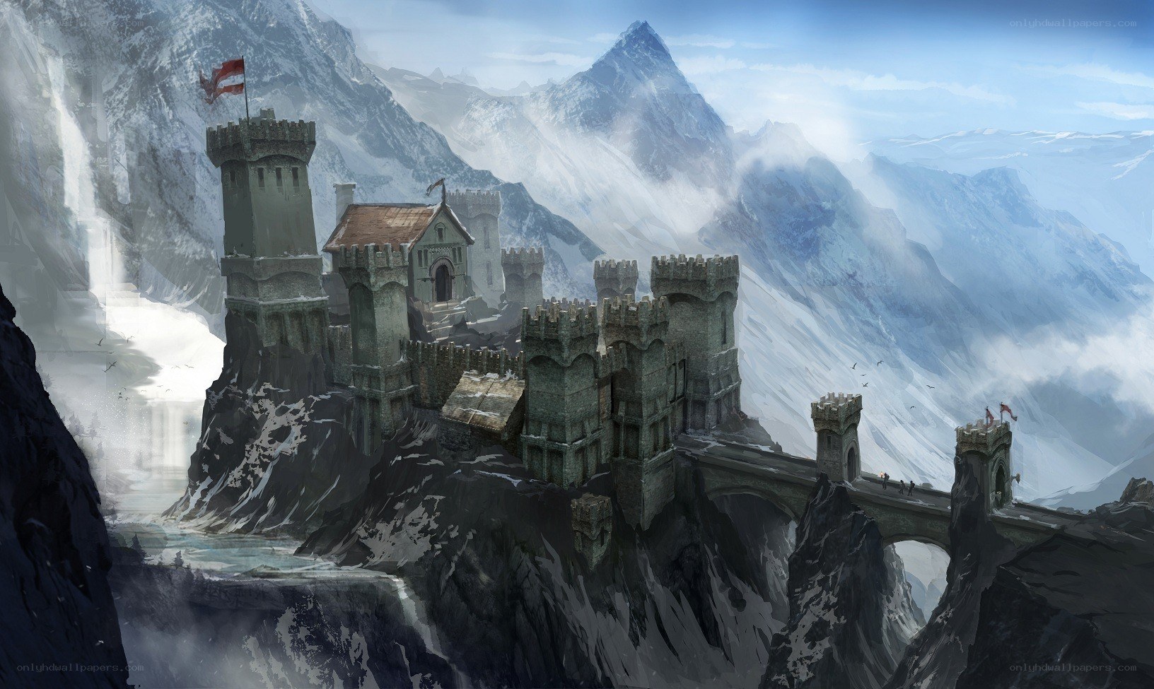 Castle in the mountains