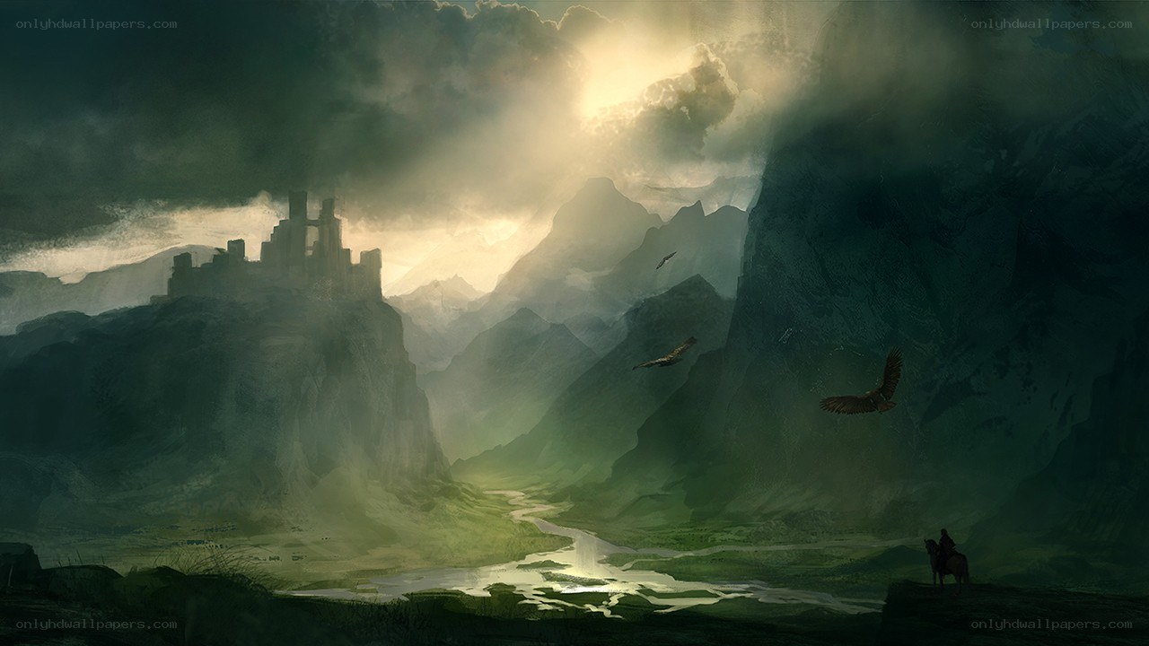 Castle in the mountains