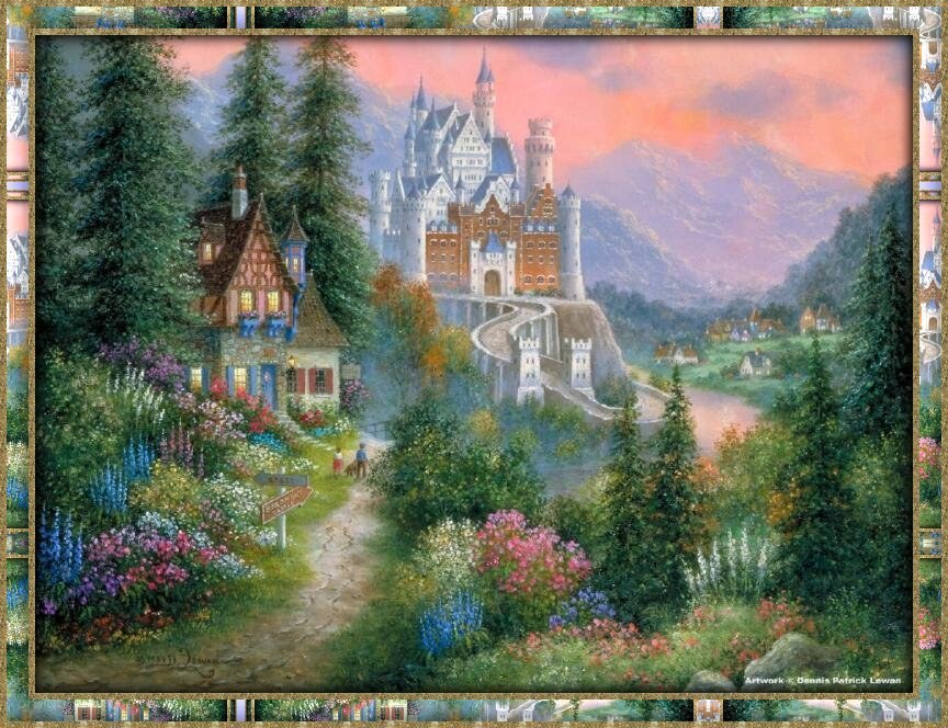 Castle in the mountains