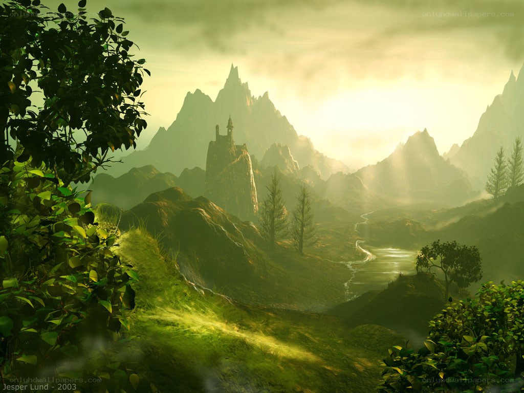 Castle in the mountains