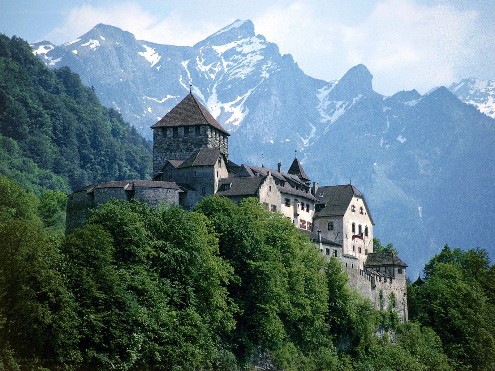 Castle in the mountains