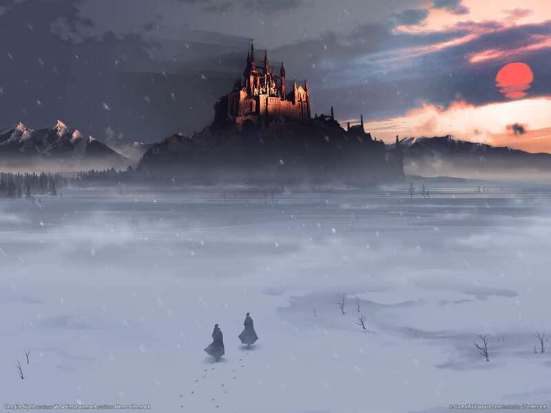 Castle in the snow
