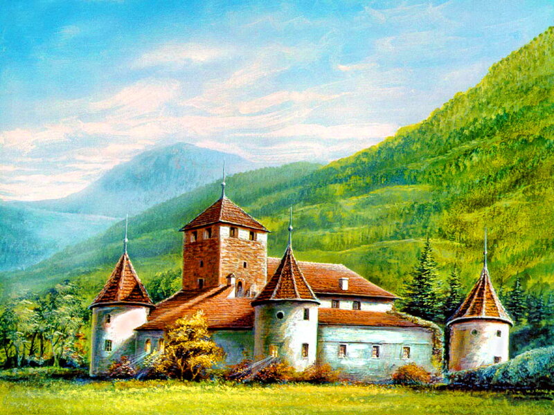 Castle in Valley