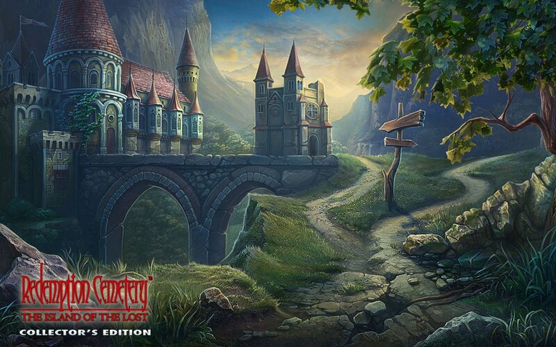Castle on a Bridge — Green, Serene, Afternoon