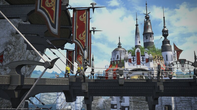 Castle on a Bridge — White