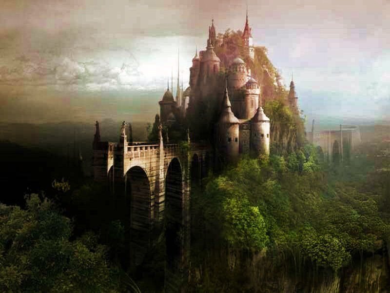 castle on a cliff