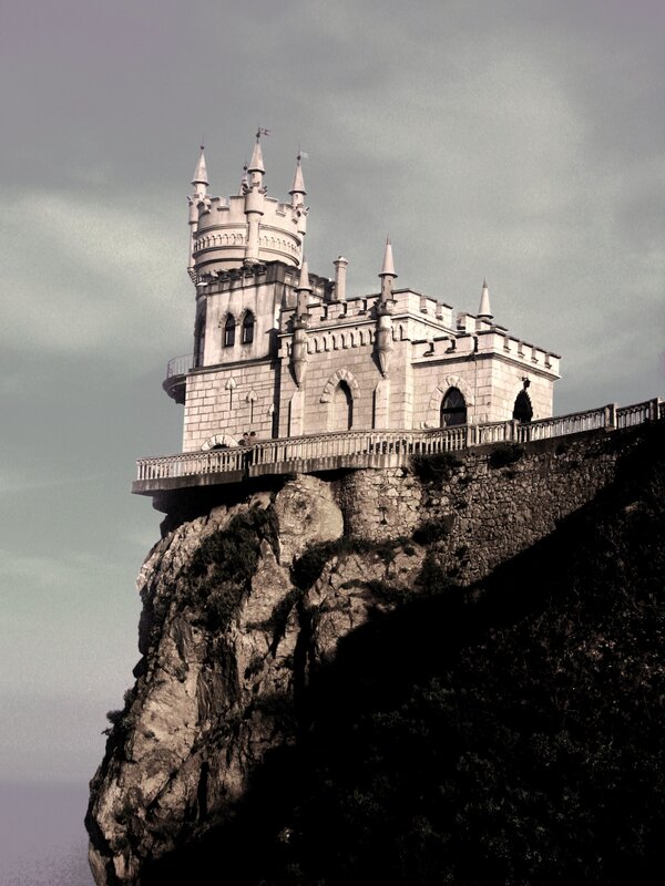castle on a cliff
