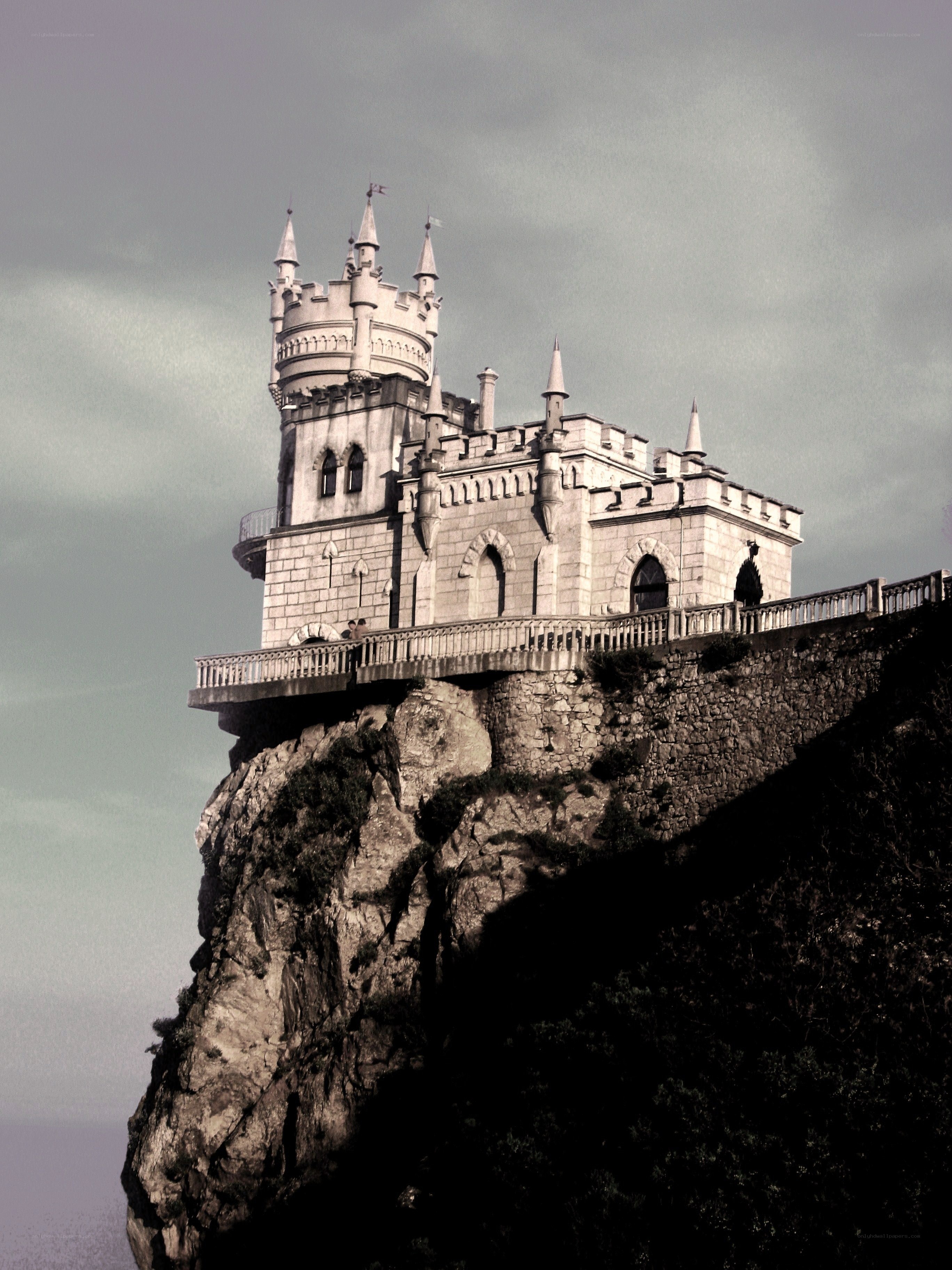 castle on a cliff