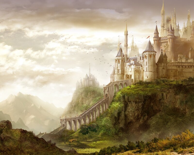 Castle on a cliff