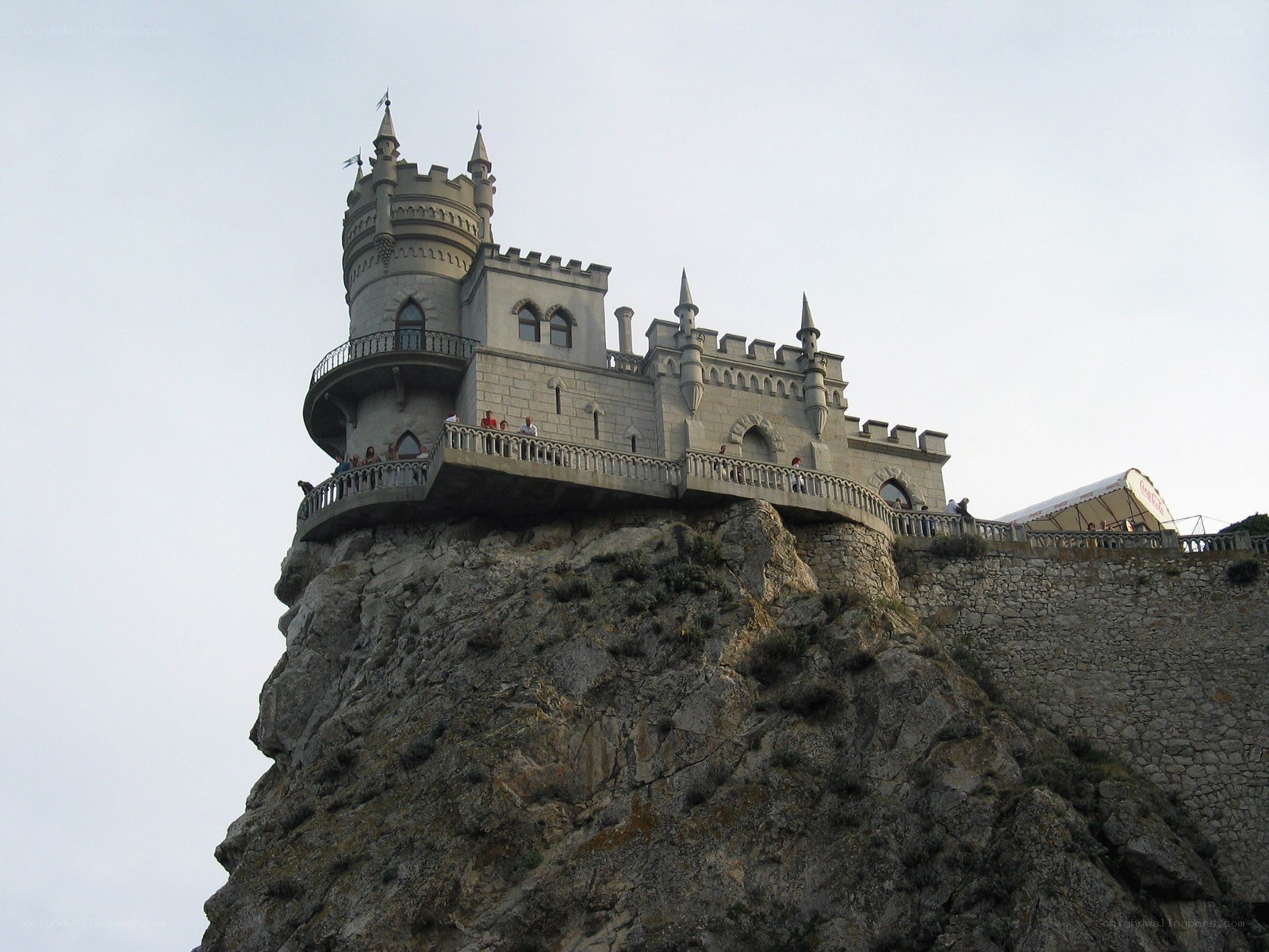 castle on a cliff