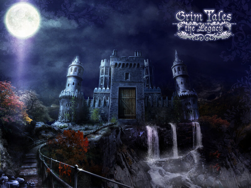 Castle on a Cliff — Blue, Dark, Mysterious