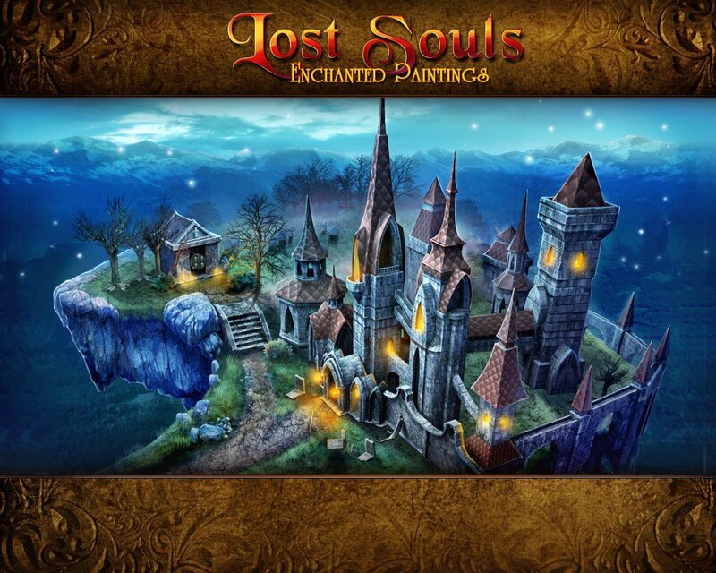 Castle on a Cliff — Blue, Mysterious
