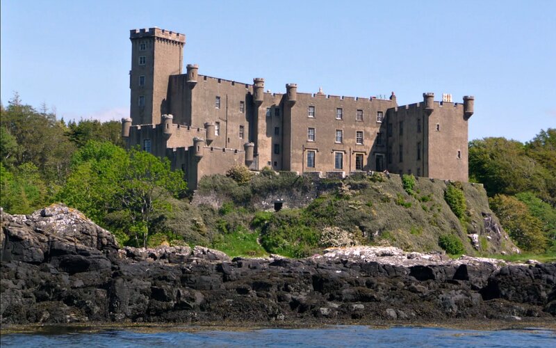 Castle on a Cliff — Brown, Serene, Afternoon, Photograph
