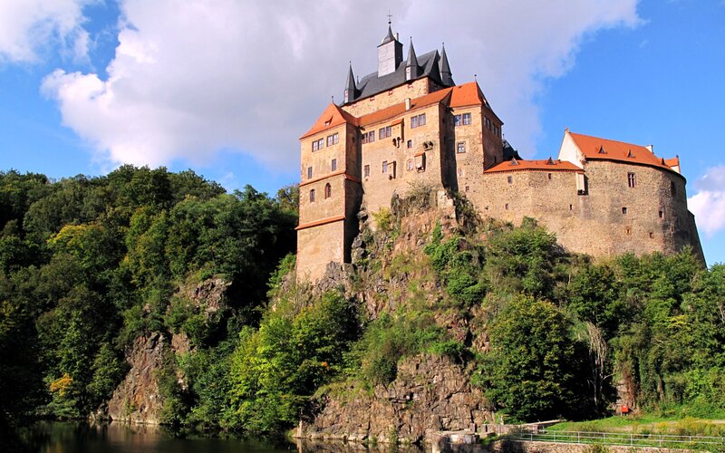 Castle on a Cliff — Brown, Serene, Afternoon