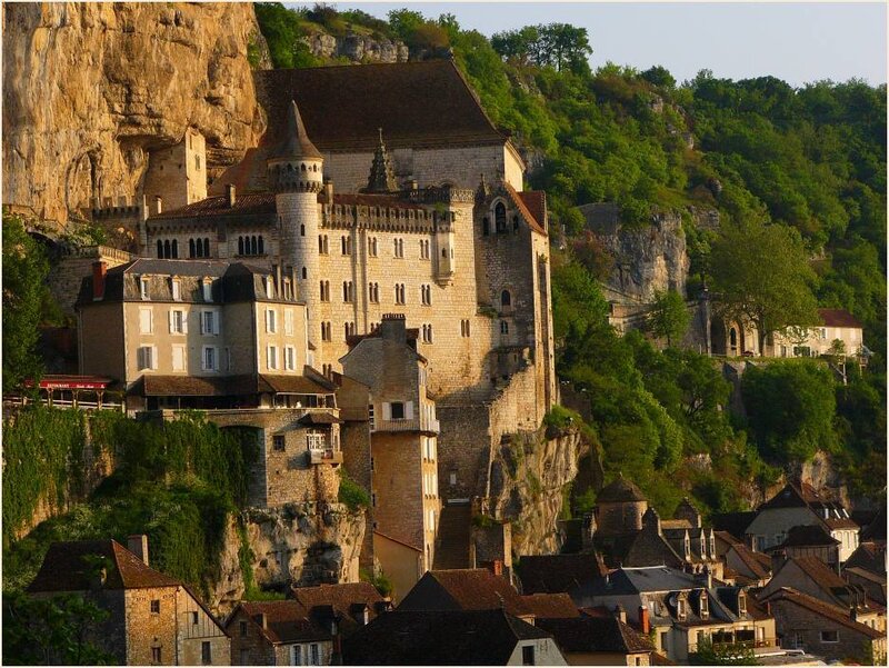 Castle on a Cliff — Brown