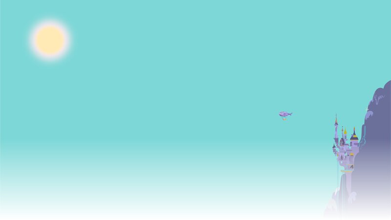 Castle on a Cliff — Cyan