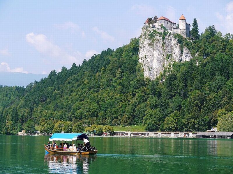 Castle on a Cliff — Green, Serene